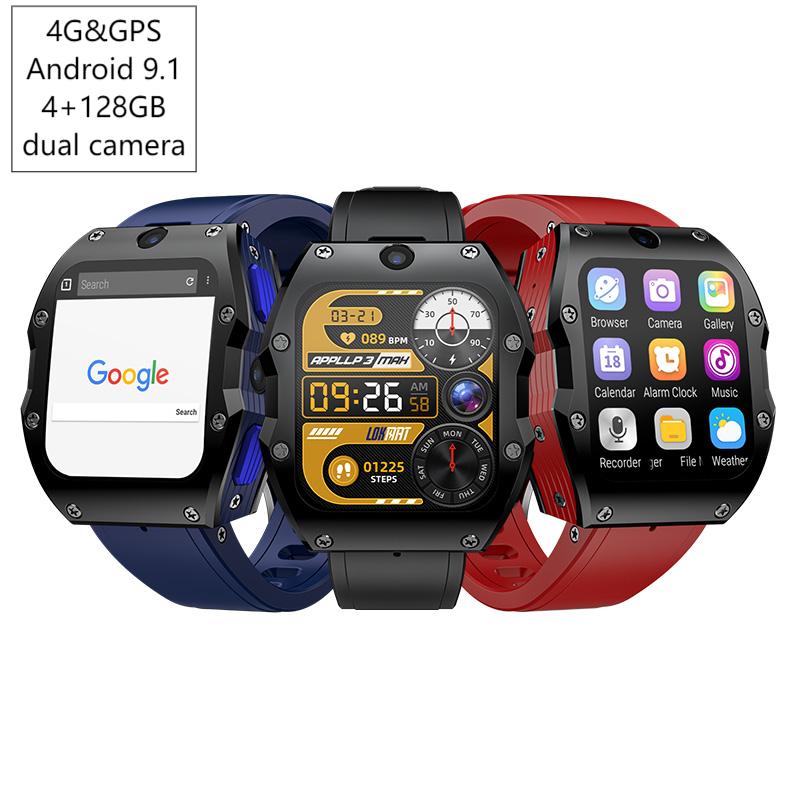 Watch Smartwatch - 4G 안드로이드 스마트워치 4+128GB GPS 듀얼