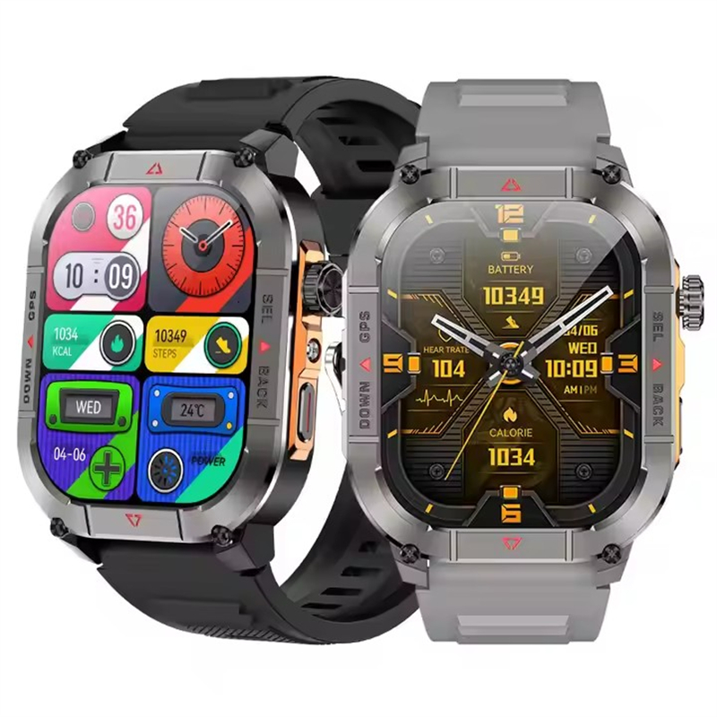 Smartwatch Casual Watches For Men - 신제품 HK84 남성 스마트워치 AMOLED 야외