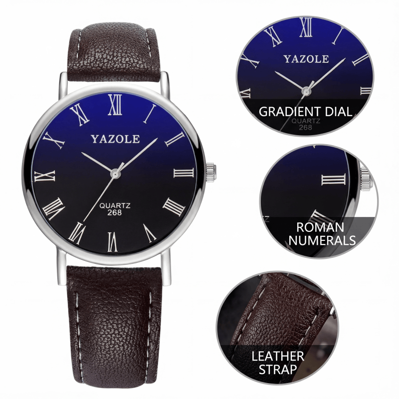 Smartwatch Slim Watches For Men - YAZOLE 남성용 시계 패션 울트라 슬림