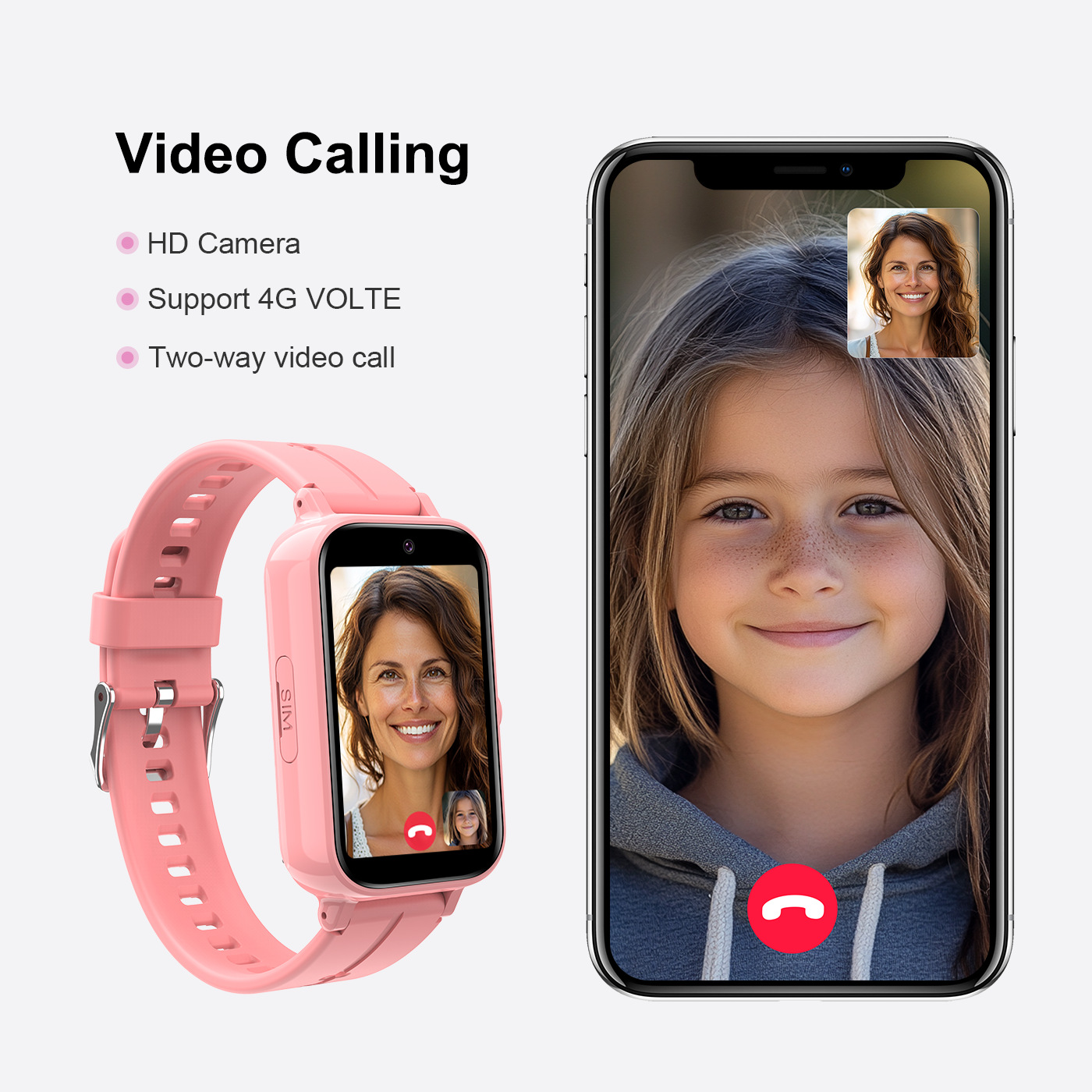 Smartwatch Watches For Kids With Gps - 어린이용 스마트워치, 4G 심카드 전화 통화,