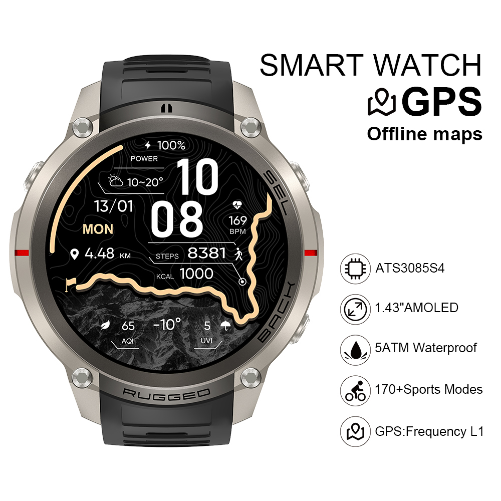 Watch Smartwatch - 2026 DM59 스마트워치 오프라인 지도 내장