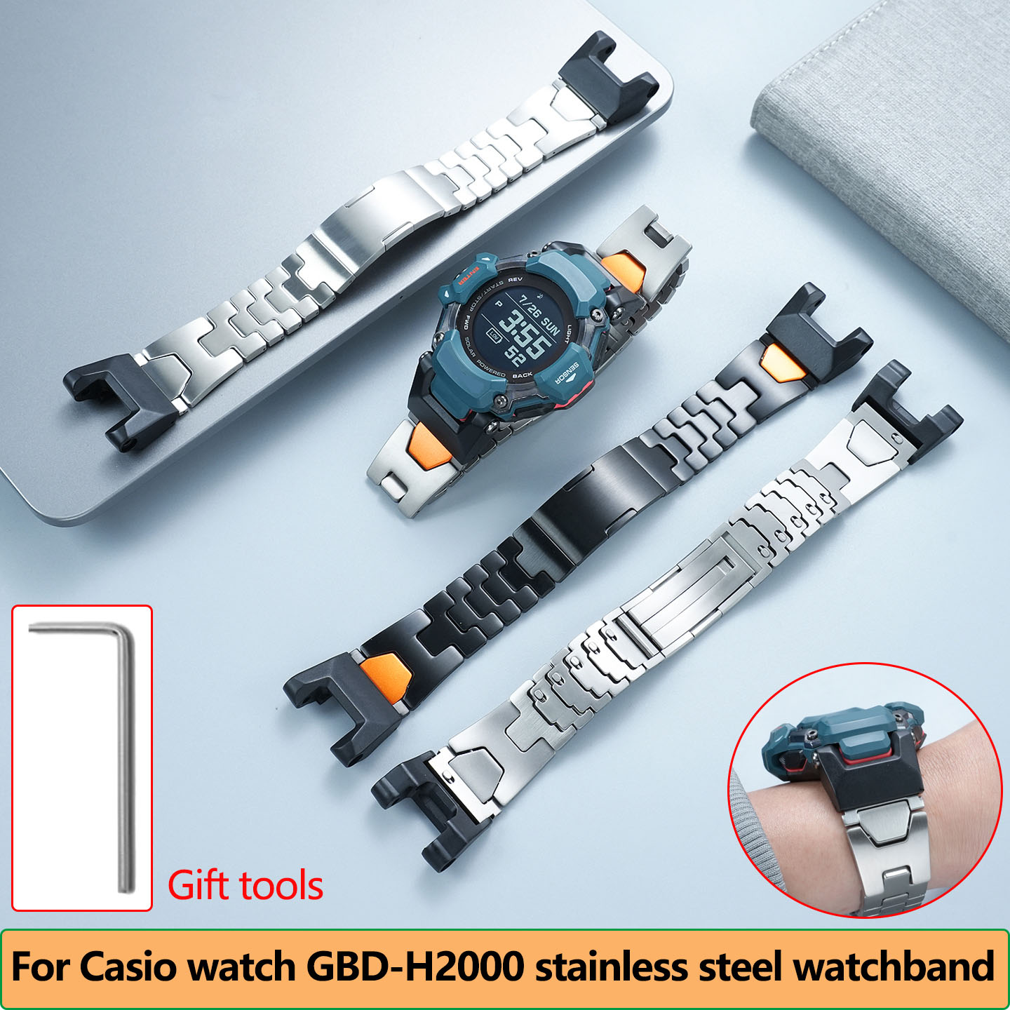 Smartwatch Casio Watches For Men - 카시오 스마트 스포츠 시계 3515 GBD-H2000