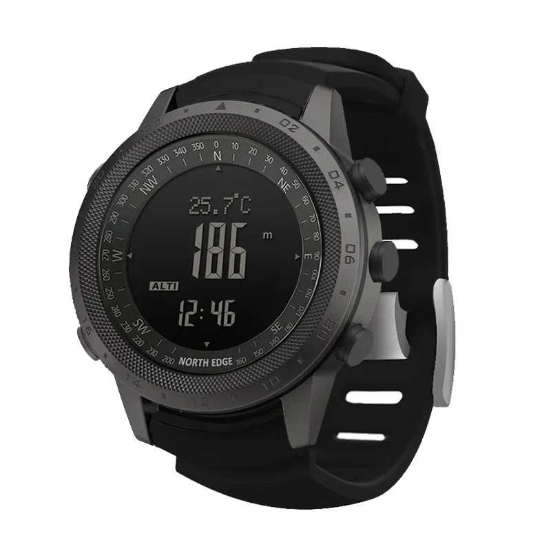 Altimeter Compass Watch - 새로운 NORTH EDGE 남성용 스포츠 디지털