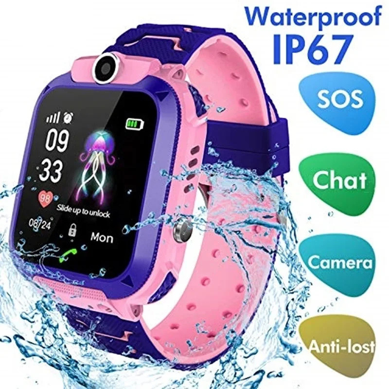 2G 어린이 스마트 시계 SOS 통화 LBS 위치 어린 - Smartwatch Watches For Kid Boy 리뷰 및 가격