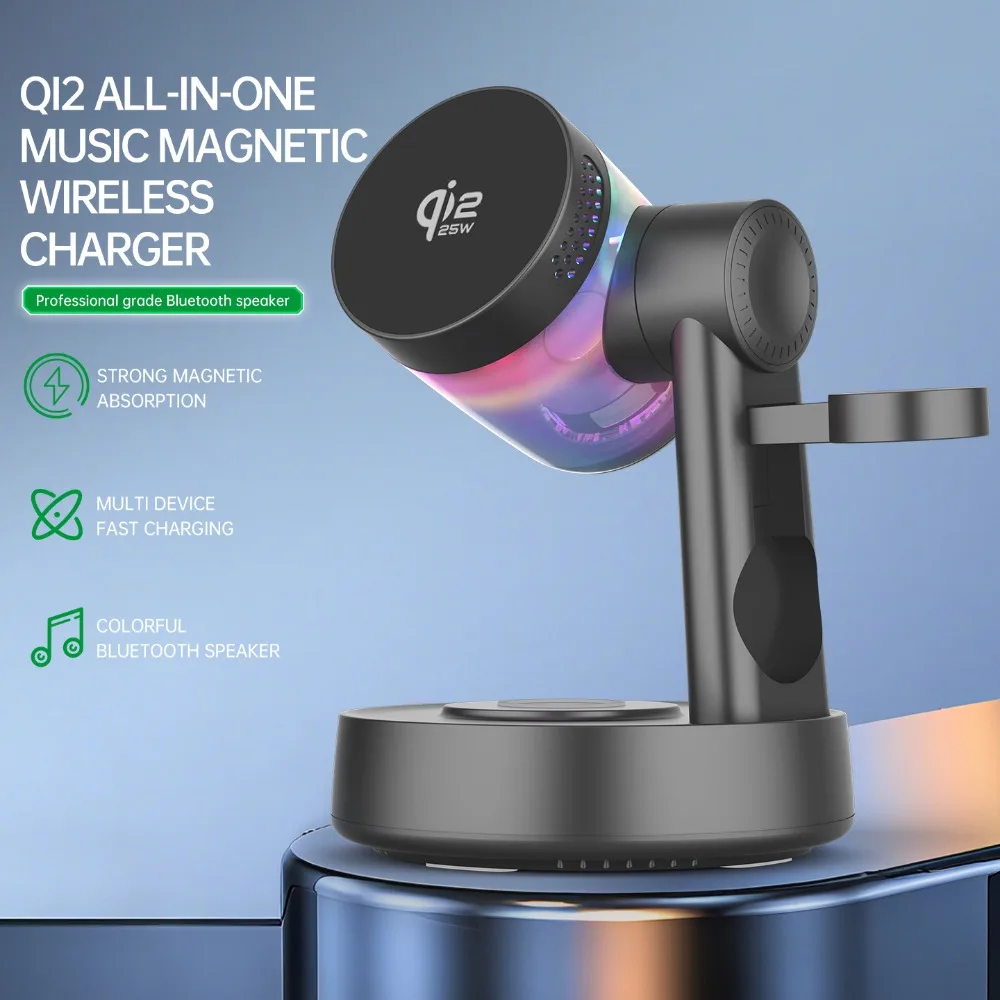 Qi2 25W RGB 라이트 마그네틱 무선 충전기 아이 - Smartwatch Watches With Bluetooth 리뷰 및 가격