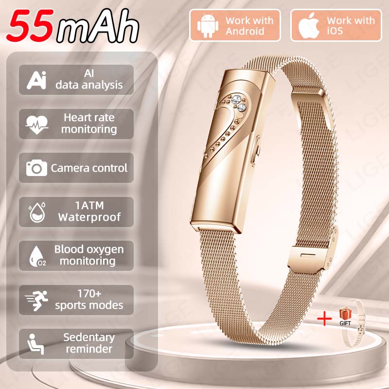 LIGE 스마트 팔찌 실시간 심박수 모니터링 스포츠 피 - Couple Watches Smartwatch 리뷰 및 가격