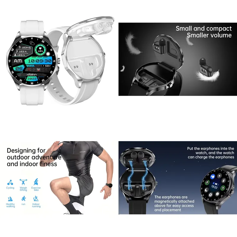 OEM AMOLED 1.43인치 스마트워치와 무선 이어 - Watch Smartwatch 리뷰 및 가격