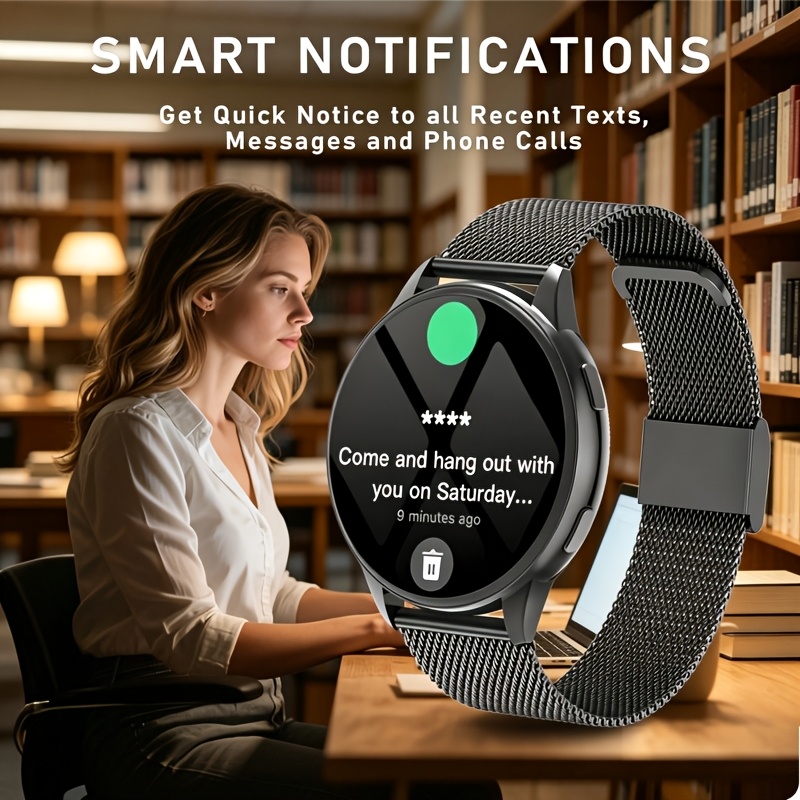 새로운 대형 스크린 라운드 스포츠 스마트워치 1.5인치 - Couple Watches Smartwatch 리뷰 및 가격