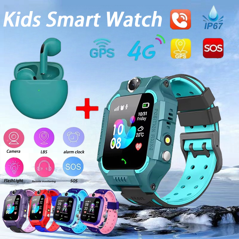 어린이용 스마트 워치 SOS 휴대폰 시계, SIM 카드 - Smartwatch Watches For Kids With Gps 리뷰 및 가격