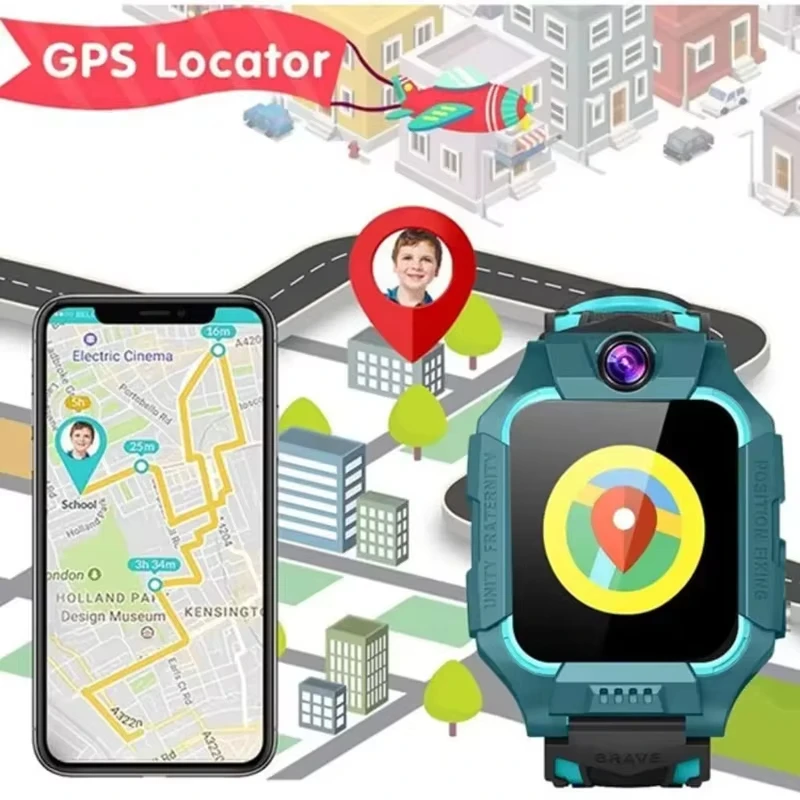 어린이용 스마트 워치 SOS 휴대폰 시계, SIM 카드 - Smartwatch Watches For Kids With Gps 리뷰 및 가격
