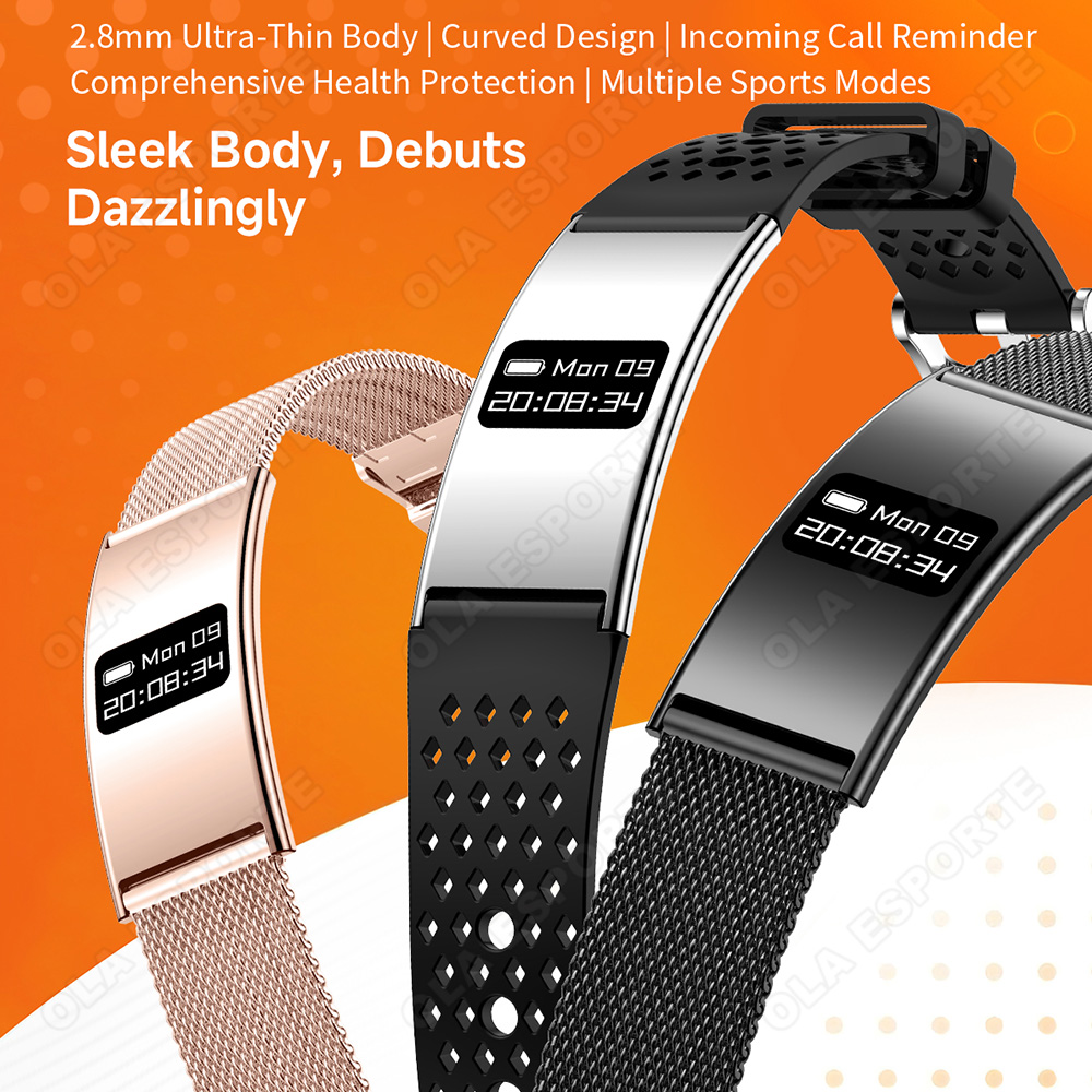 새로운 스마트 팔찌 건강 피트니스 트래커 초박형 심박수 - Couple Watches Smartwatch 리뷰 및 가격