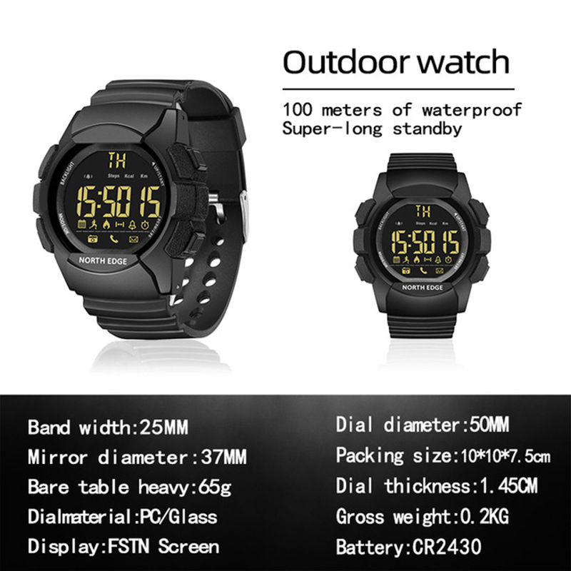NORTH EDGE AK 100M 방수 야외 스포츠 스 - Smartwatch Watches With Bluetooth 리뷰 및 가격