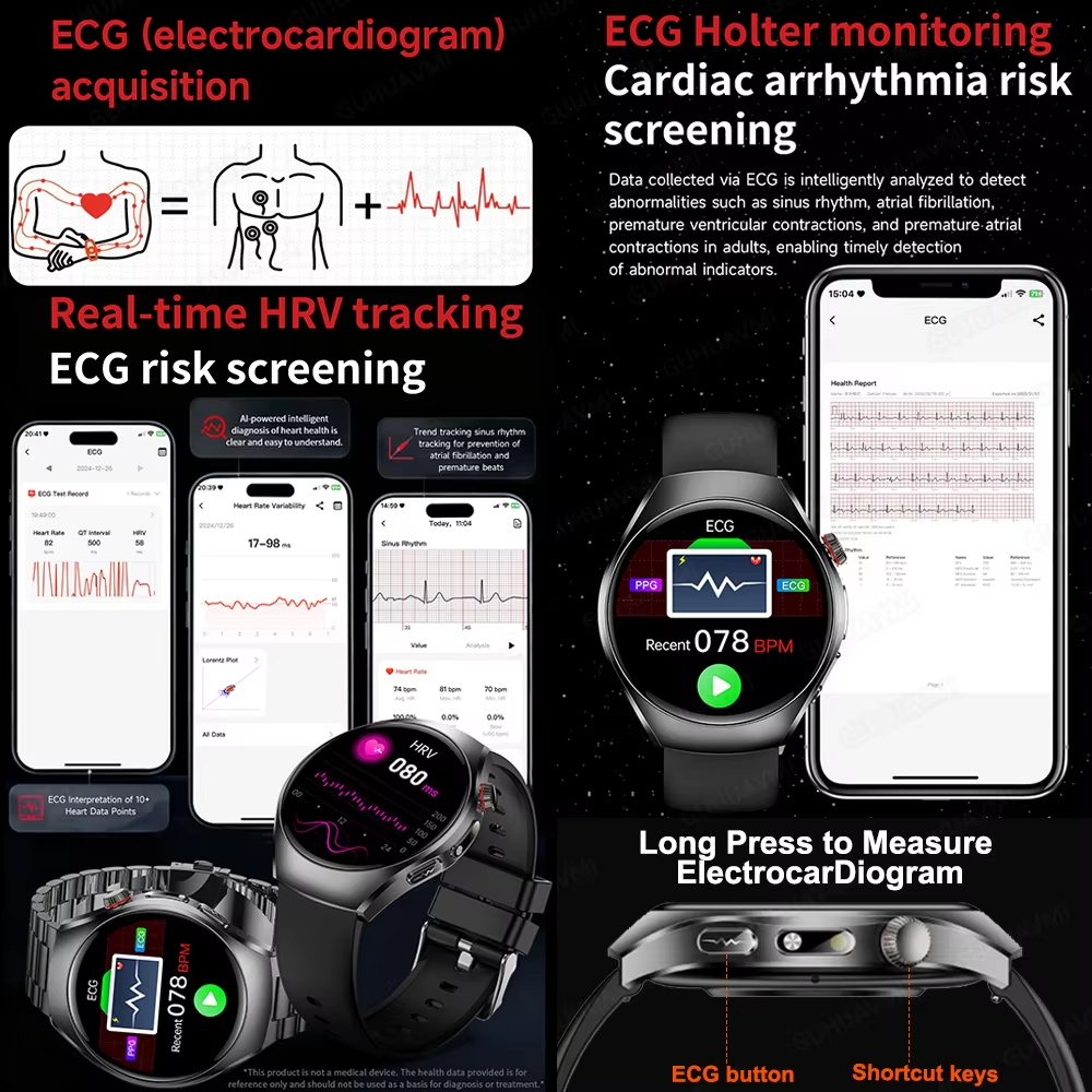 신제품 2026 업그레이드 건강 검사 스마트워치 ECG - Smartwatch Branded Watches For Women 리뷰 및 가격