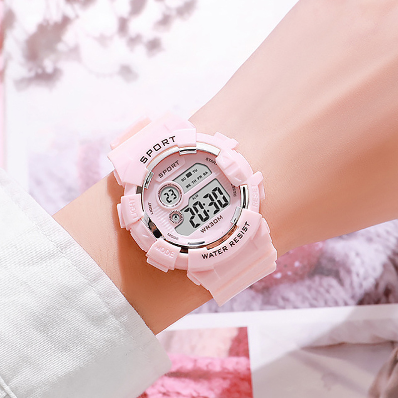 패션 키즈 시계 빛나는 방수 스포츠 디지털 시계 알람  - Smartwatch Watches For Kid Boy 리뷰 및 가격