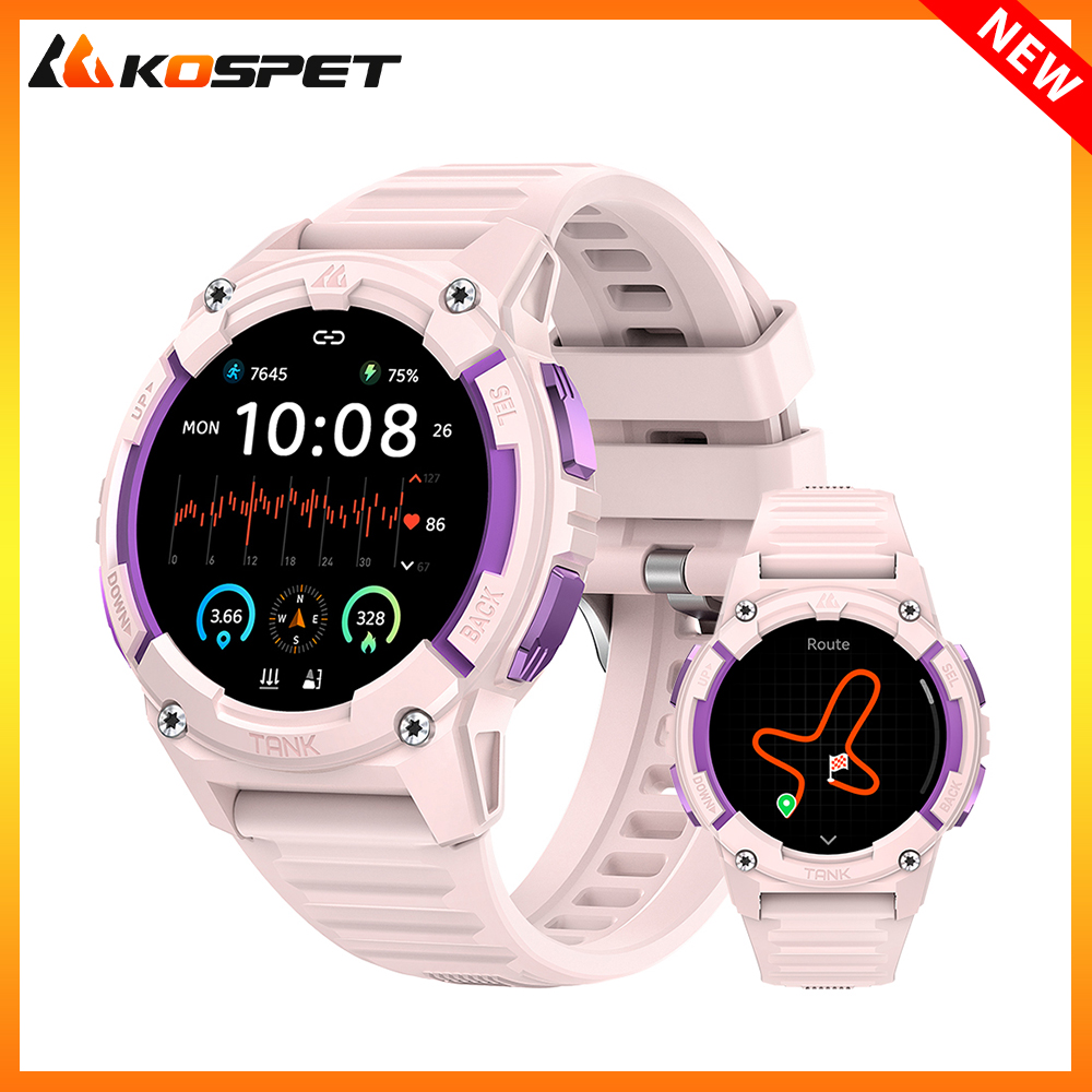 KOSPET 탱크 S2 GPS 스마트 워치 여성용, 고 - Altimeter Compass Watch 리뷰 및 가격