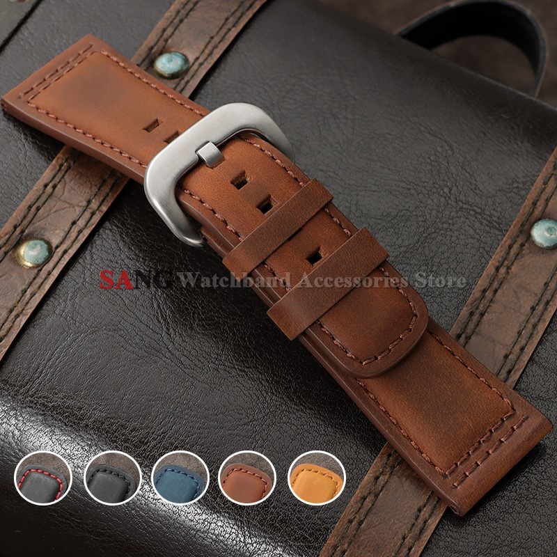 28mm 빈티지 가죽 시계줄 송아지 가죽 시계 팔찌 스 - Seiko Watches Smartwatch 리뷰 및 가격