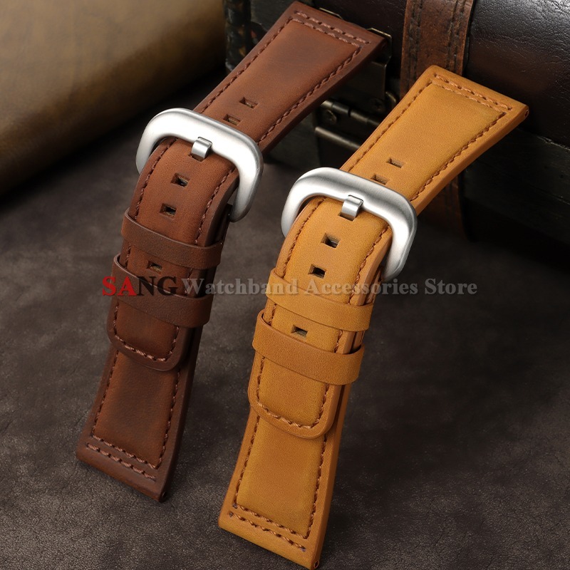 28mm 빈티지 가죽 시계줄 송아지 가죽 시계 팔찌 스 - Seiko Watches Smartwatch 리뷰 및 가격