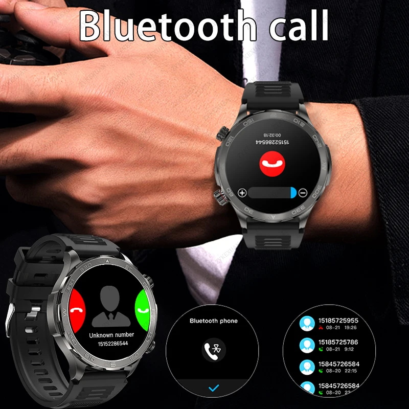 새로운 GPS 트랙 스마트워치 남성용 AMOLED HD - Smartwatch Watches With Bluetooth 리뷰 및 가격