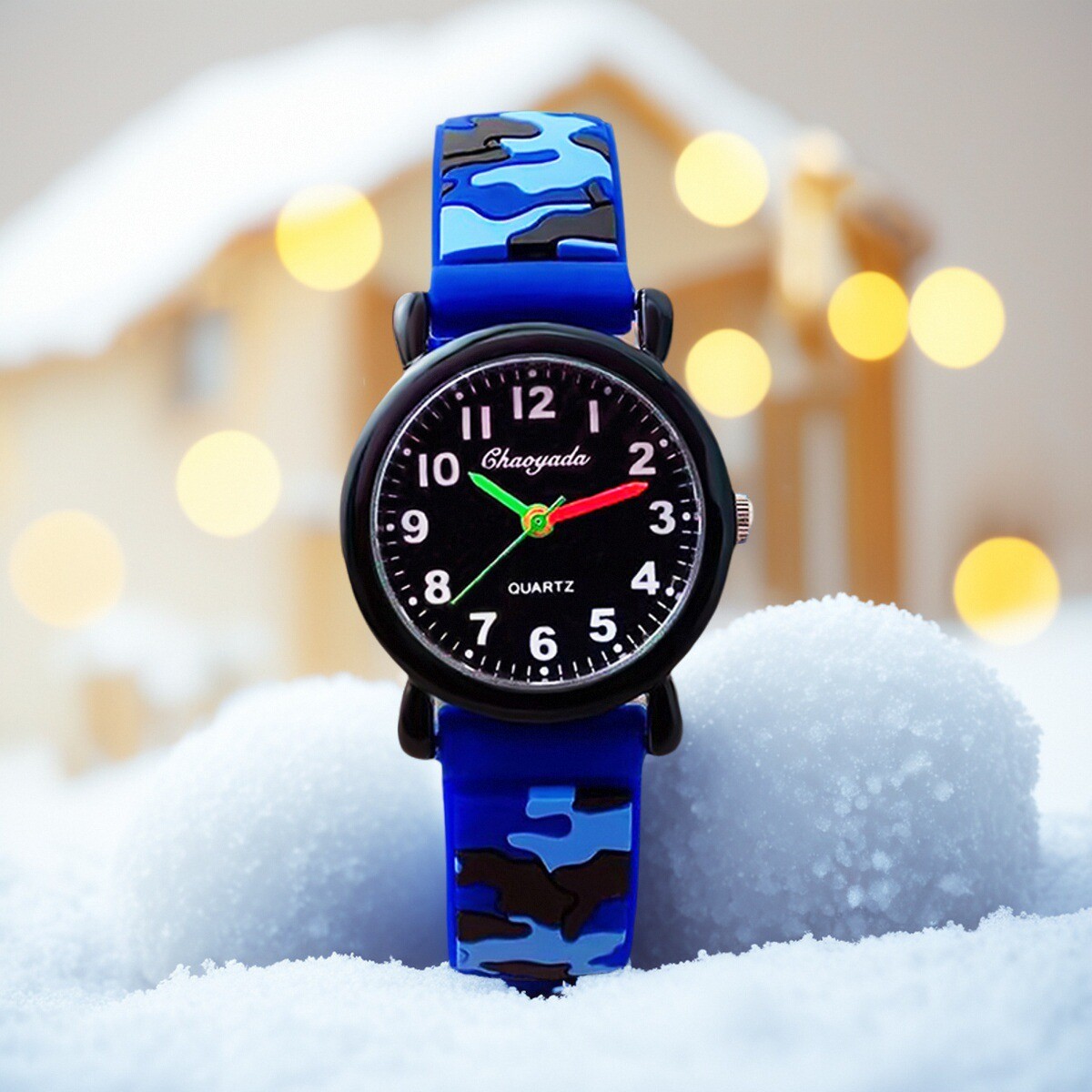 어린이 소년 gilrs 아날로그 석영 손목 시계 위장  - Smartwatch Watches For Kid Boy 리뷰 및 가격