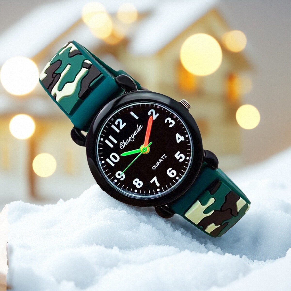 어린이 소년 gilrs 아날로그 석영 손목 시계 위장  - Smartwatch Watches For Kid Boy 리뷰 및 가격
