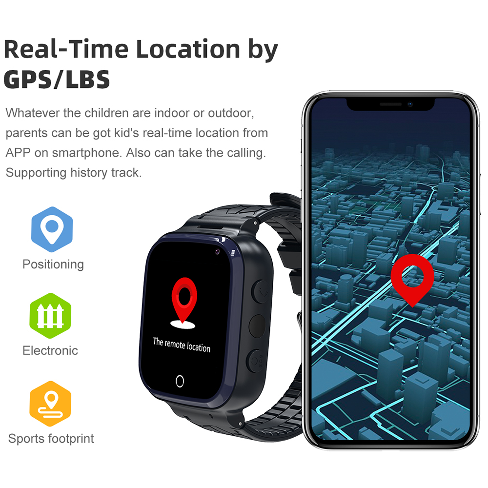 새로운 어린이 스마트 시계 GPS 트래커 SOS 모니터 - Smartwatch Watches For Kids With Gps 리뷰 및 가격