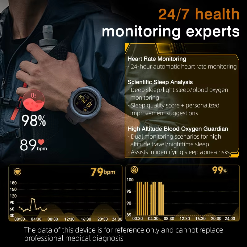 NORTH EDGE NEW MARS 5 남성용 디지털  - Smartwatch Military Watches For Men 리뷰 및 가격