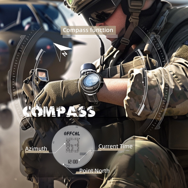노스 엣지 버티코 남성용 시계 그레이 48MM 유리 섬 - Altimeter Compass Watch 리뷰 및 가격