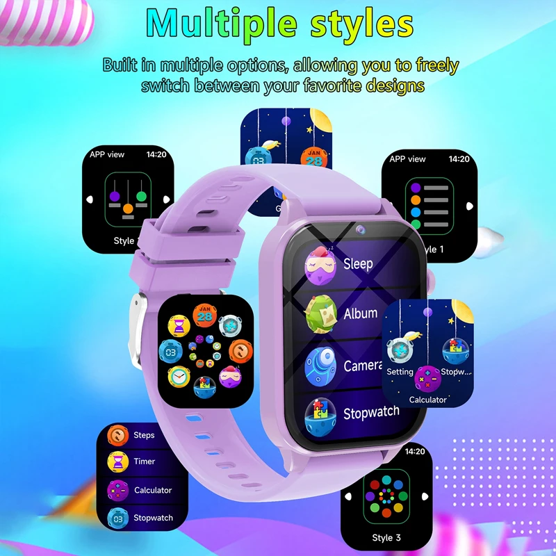 어린이 게임 스마트 시계 손전등 방수 HD 카메라 수면 - Smartwatch Watches For Kid Boy 리뷰 및 가격