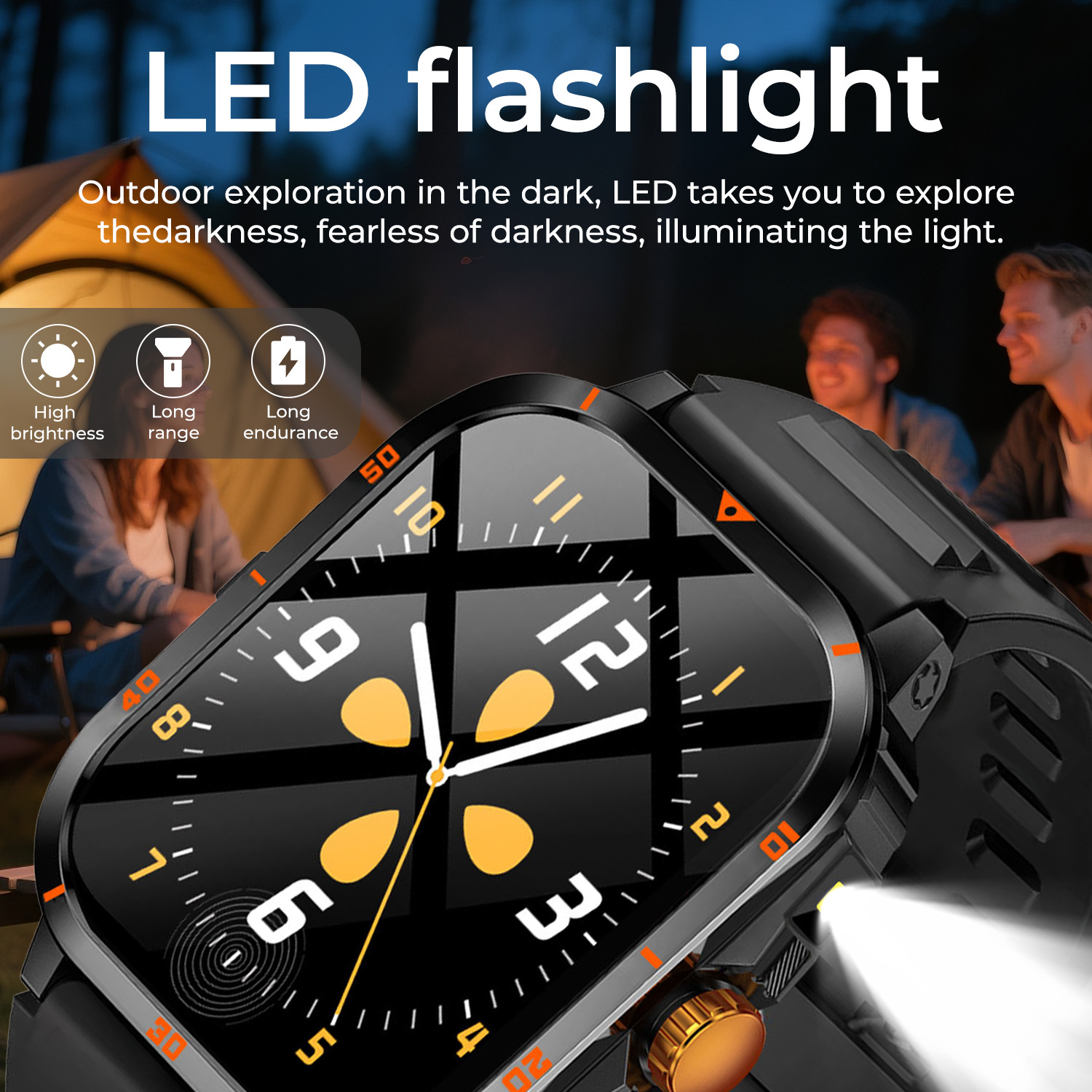 2025 신형 밀리터리 스마트워치 2.01''HD 화면 - Smartwatch Military Watches For Men 리뷰 및 가격