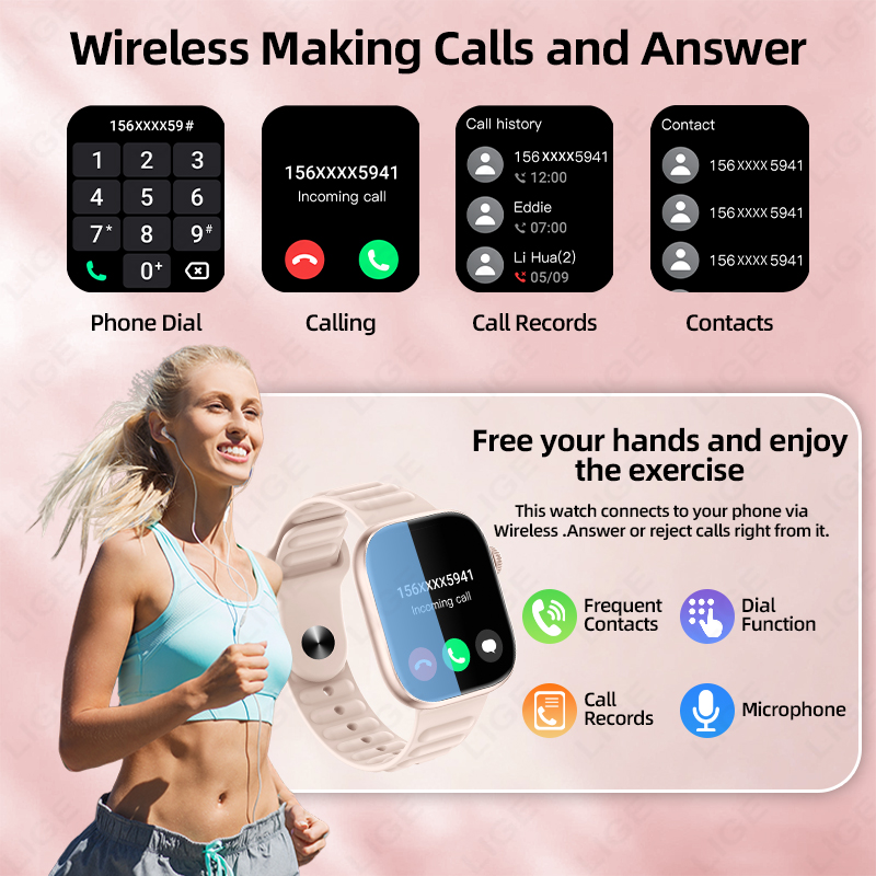 LIGE 2026 새로운 스마트 시계 심박수 수면 모니 - Couple Watches Smartwatch 리뷰 및 가격