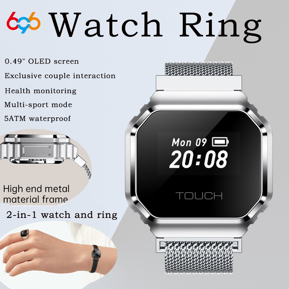 2026 신형 0.49인치 OLED 스크린 스마트 링, - Couple Watches Smartwatch 리뷰 및 가격