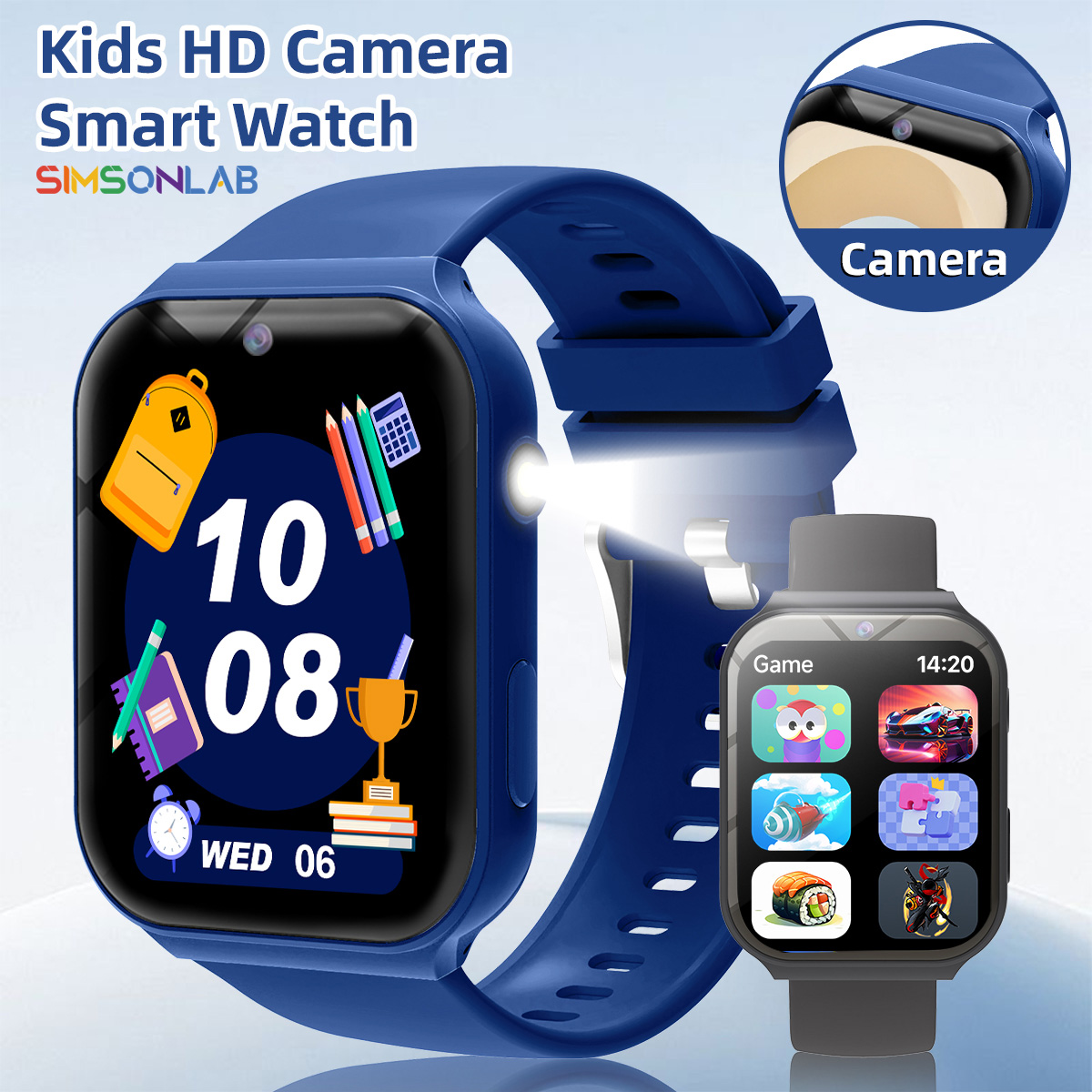 어린이 학습용 카메라, 플래시, 멀티 게임, 계산기 기 - Smartwatch Watches For Kid Boy 리뷰 및 가격