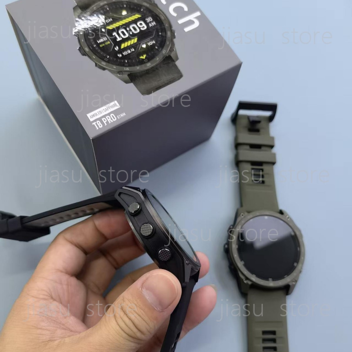 T8PRO GPS 방수 스마트 워치 51MM 대형 디스 - Smartwatch Watches With Bluetooth 리뷰 및 가격