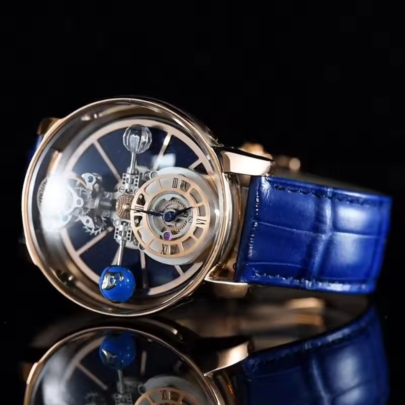 핀두 디자인 남성 손목시계 투명한 홀로우 디자인 천체  - Smartwatch Casual Watches For Men 리뷰 및 가격