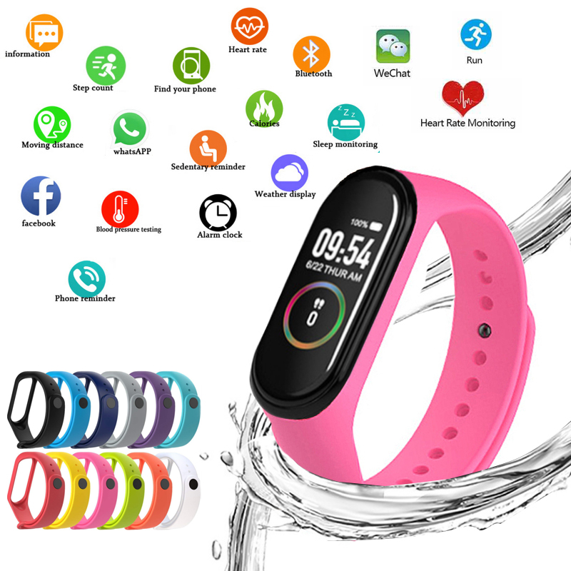 M4 스마트 시계 여성을위한 스포츠 팔찌 LED 스크린 - Smartwatch Branded Watches For Women 리뷰 및 가격