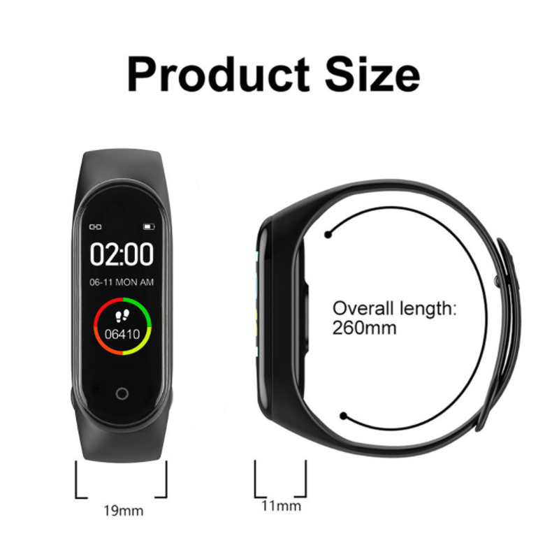 M4 스마트 시계 여성을위한 스포츠 팔찌 LED 스크린 - Smartwatch Branded Watches For Women 리뷰 및 가격
