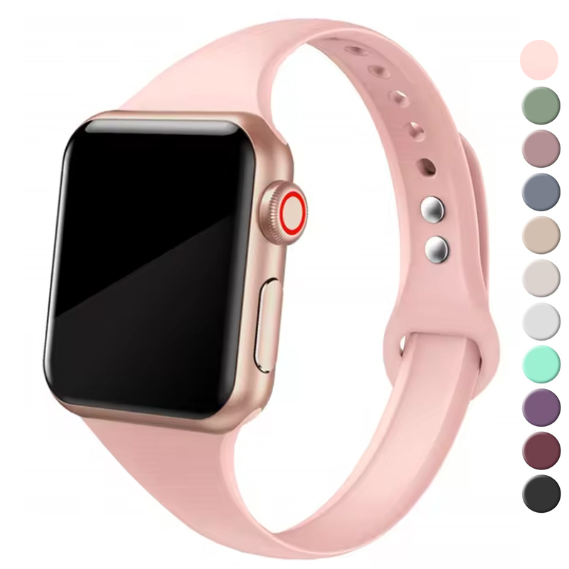 Apple 시계 밴드 용 슬림 스트랩 44mm 40mm - Smartwatch Slim Watches For Men 리뷰 및 가격