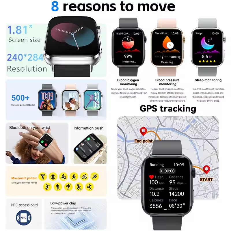 스마트 워치 다이얼 전화 응답 칼로리 추적 심박수 모니 - Smartwatch Branded Watches For Women 리뷰 및 가격