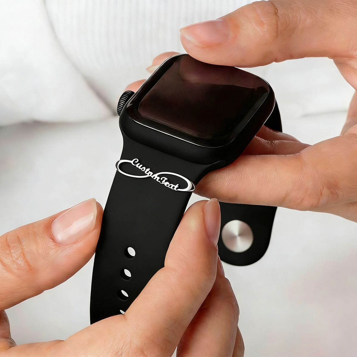 영원한 사랑 무한대 기호 문자 시계줄 반지 스테인리스  - Couple Watches Smartwatch 리뷰 및 가격