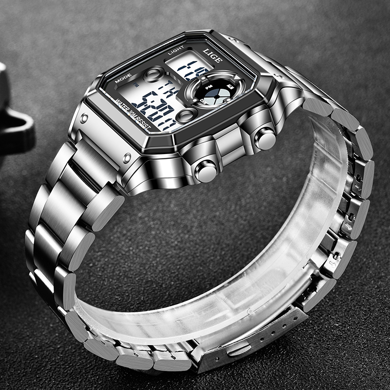 LIGE 러기드 GPS 트랙 스마트워치 남성용 LED  - Watch Smartwatch 리뷰 및 가격