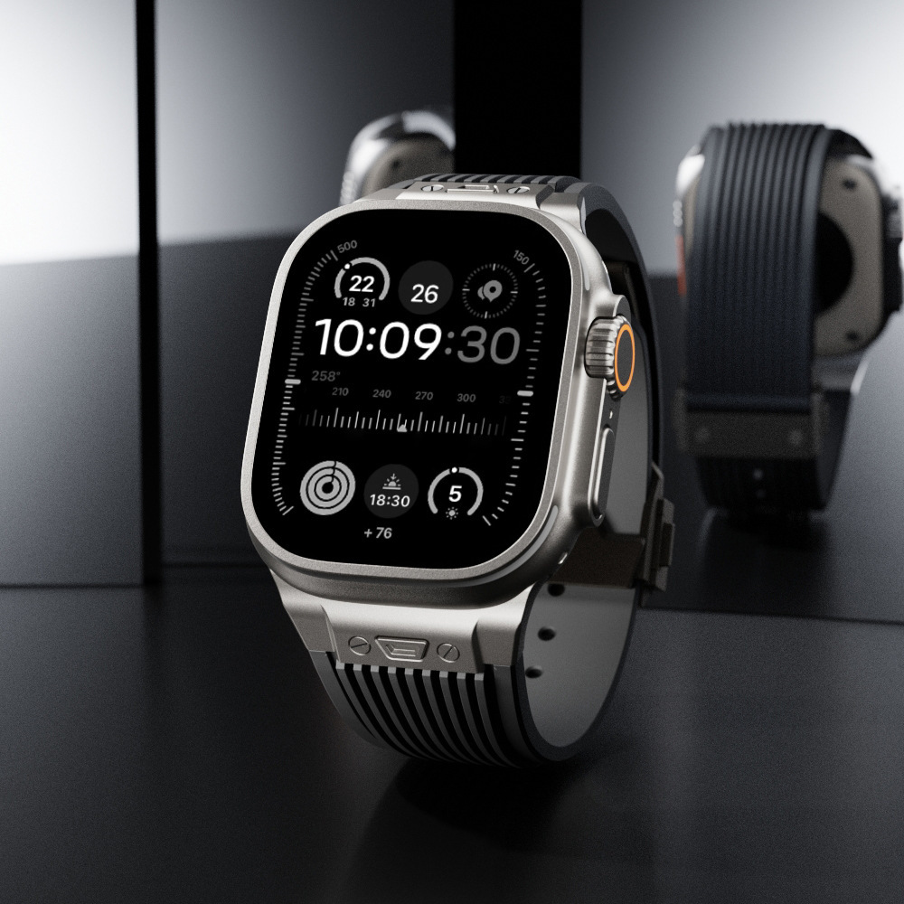 애플 워치 울트라 2 밴드 49mm용 실리콘 스트랩,  - Smartwatch Slim Watches For Men 리뷰 및 가격