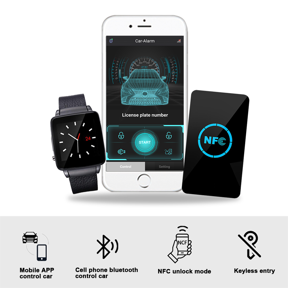 NFC 휴대폰 시계 개조 차량 NFC 키리스 액세스 시 - Smartwatch Watches With Bluetooth 리뷰 및 가격