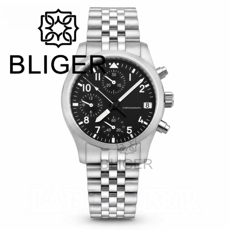 BLIGER 풀 블랙 브러시드 38mm VK67 쿼츠  - Analog Quartz Watch 리뷰 및 가격