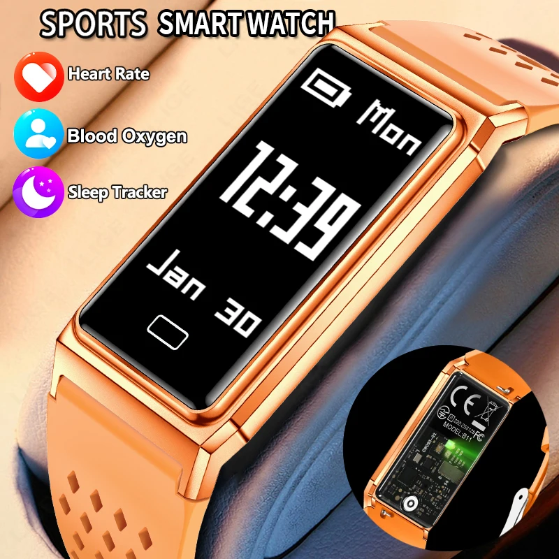 LIGE 새로운 초슬림 스마트 팔찌 여성 남성 고정밀  - Smartwatch Slim Watches For Men 리뷰 및 가격