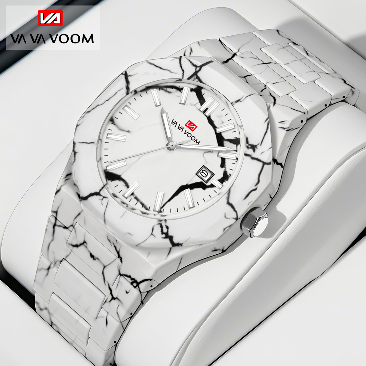 VA VA VOOM 남성용 시계 쿼츠 무브먼트 40mm - Smartwatch Military Watches For Men 리뷰 및 가격