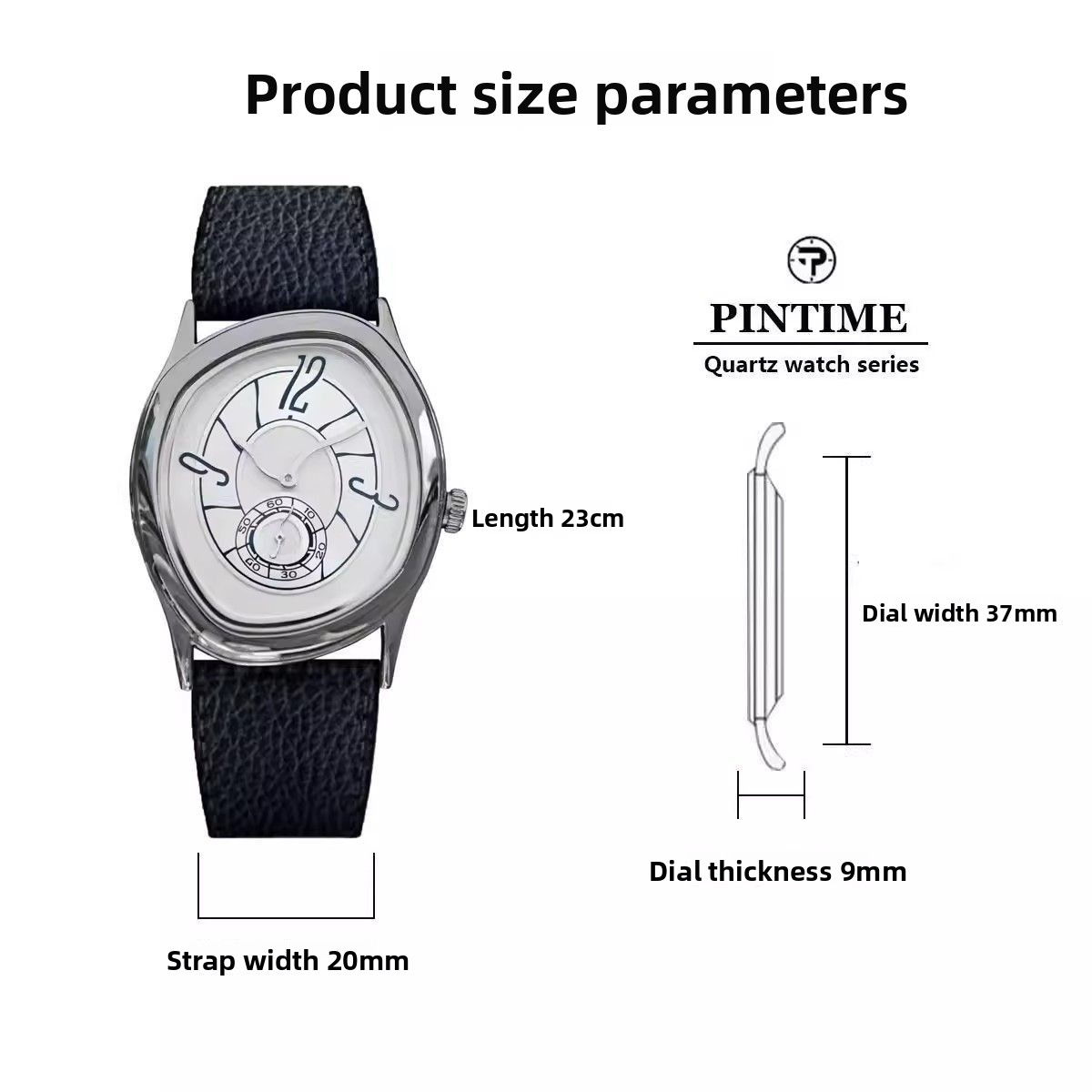 새로운 오리지널 트위스트 불규칙 중성 시계 남녀 레트로 - Analog Quartz Watch 리뷰 및 가격