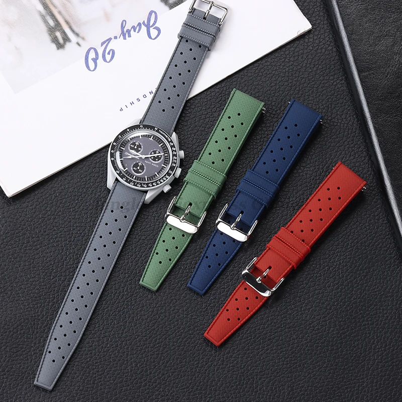 열대 실리콘 시계 밴드 퀵 릴리스 시계 밴드 18mm  - Seiko Watches Smartwatch 리뷰 및 가격