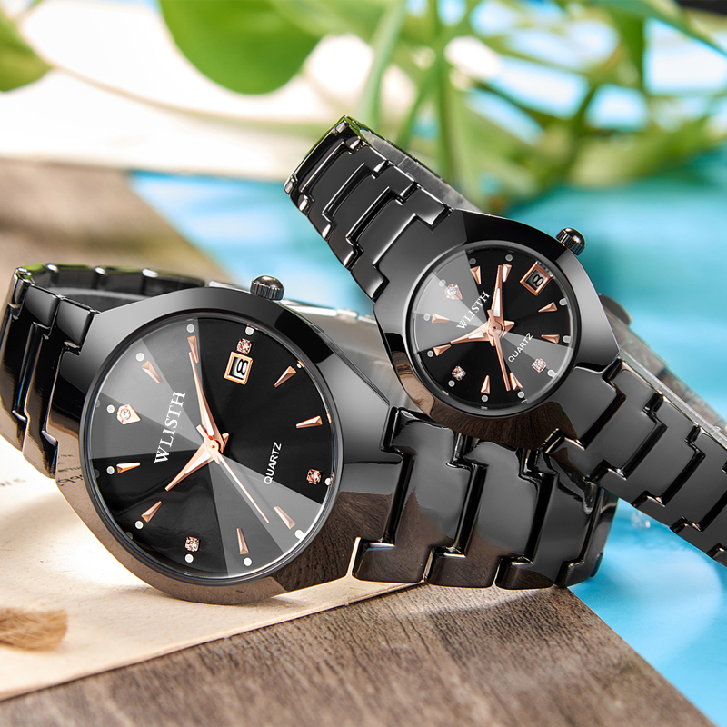 연인을위한 커플 시계 석영 손목 시계 남자 패션 비즈니 - Couple Watches Smartwatch 리뷰 및 가격