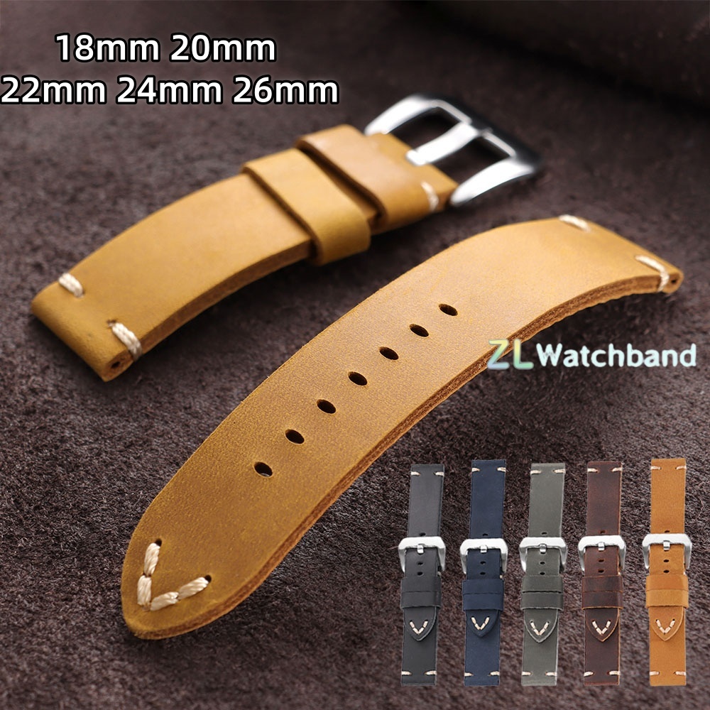 빈티지 소가죽 시계줄 18mm 20mm 22mm 24m - Seiko Watches Smartwatch 리뷰 및 가격