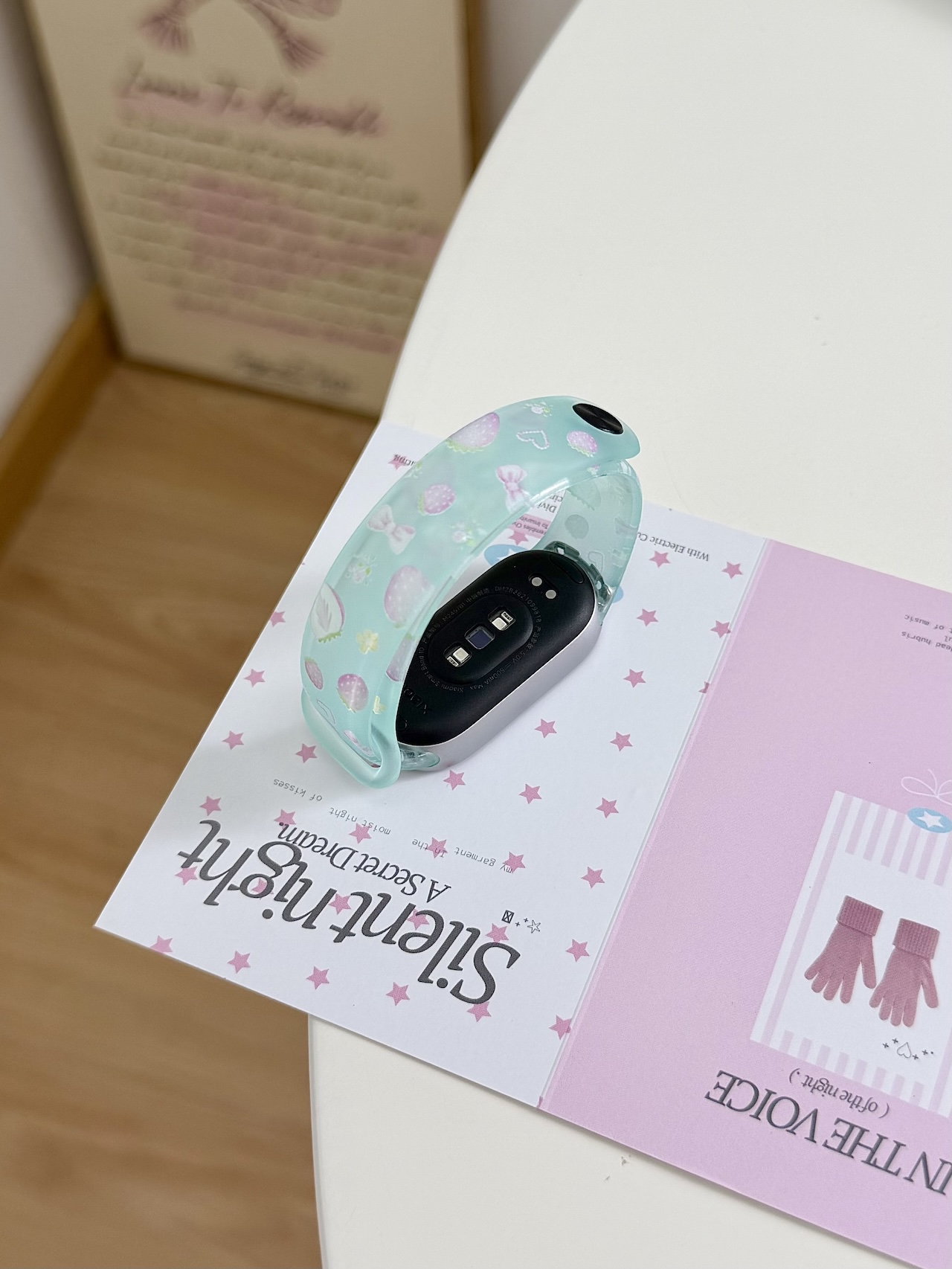 슈퍼 귀여운 딸기 리본 프린트 TPU 스트랩 샤오미 밴 - Watch Smartwatch Android 리뷰 및 가격